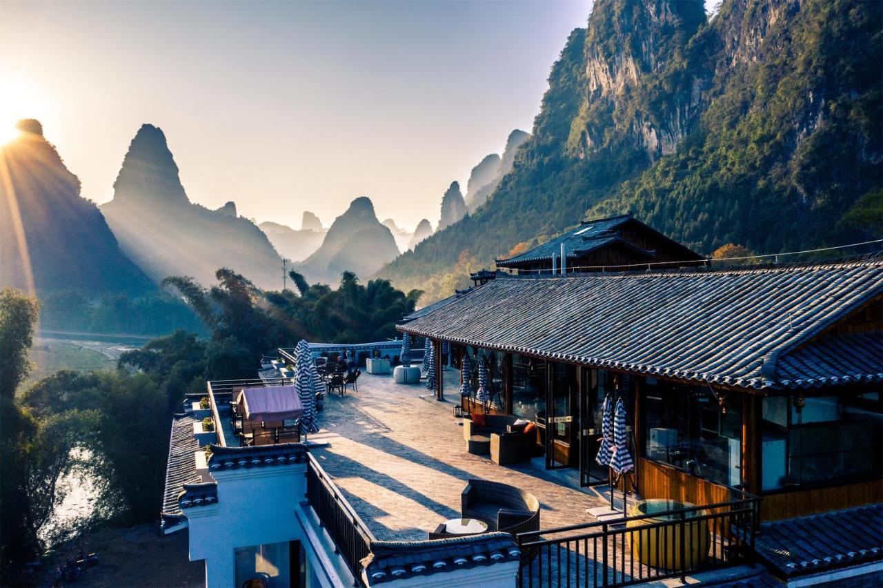 Yangshuo Shanshuiyao Resort - Free Train Station Pick Up And Drop Off Exterior foto