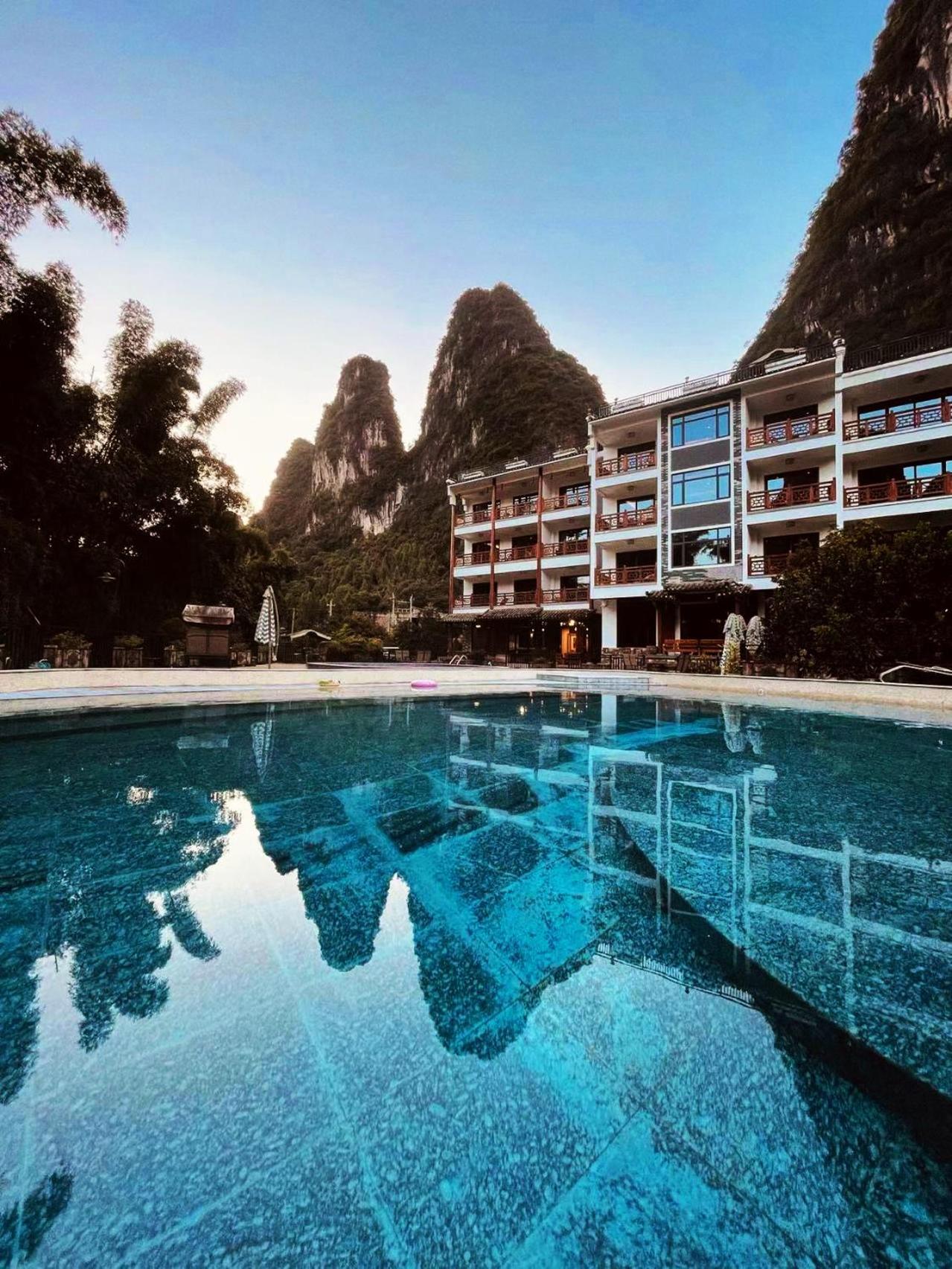 Yangshuo Shanshuiyao Resort - Free Train Station Pick Up And Drop Off Exterior foto